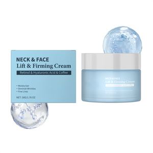 Crème raffermissante pour le cou et le visage au rétinol, atténue les ridules, hydratante, 50g, pour peaux sèches et sensibles, utilisation quotidienne matin et soir - Product Image 1