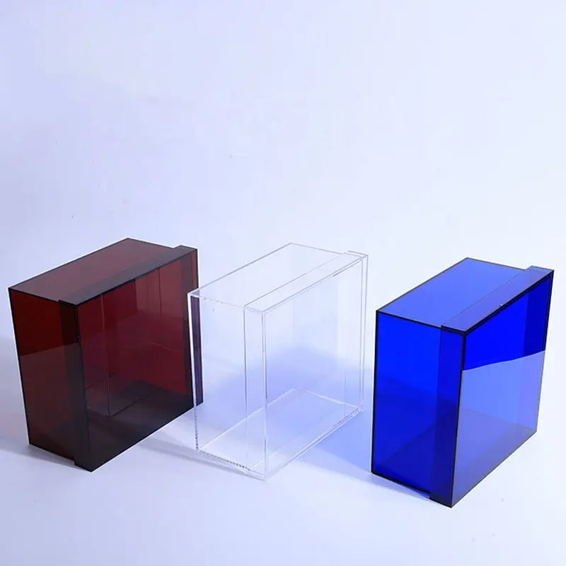 High Quality Custom Design Advertising Equipment Acrylic Display Stand Acrylic Storage Box