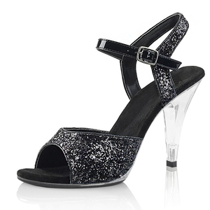 <span class=keywords><strong>Sandali</strong></span> <span class=keywords><strong>con</strong></span> <span class=keywords><strong>tacco</strong></span> alto 10 cm, stiletto, eleganti, <span class=keywords><strong>con</strong></span> glitter, da donna, <span class=keywords><strong>con</strong></span> fibbia, per occasioni speciali - Product Image 2