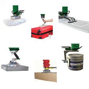 Empileur de sacs manuel, lève-panneaux sandwich, levage par aspiration avec construction en acier et caoutchouc, <span class=keywords><strong>force</strong></span> d'aspiration de 3000 N pour la manutention des matériaux - Product Image 4