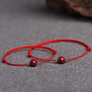 10mm púrpura arena cuerda de piedra Natural pulsera de tobillo ST220 - Product Image 3