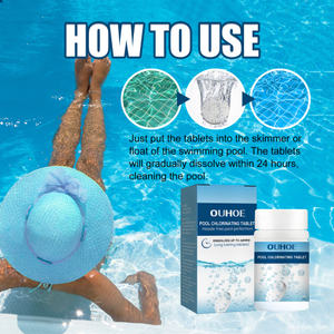 OUHOE Tablette effervescente multifonctionnelle instantanée de nettoyage d'odeur de qualité de l'eau chlorée de <span class=keywords><strong>piscine</strong></span> - Product Image 1