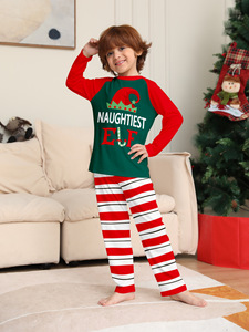 NOVO Natal Pijama Família Combinando Ano Novo Pai Mãe Crianças Bebê Look Roupas Set Pai Mãe e Filha Filho - Product Image 4