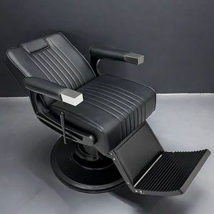 Sillón de Barbería Profesional de Lujo, Mueble de Acero Resistente para Salón de Belleza, Esencial Moderno para Barberías y Salas de Estar - Product Image 3