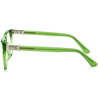 Lunettes en acétate Borregls pour femmes, nouveau design de marque 2025, monture carrée chromée, lunettes optiques pour hommes, CH 19395