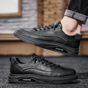 Groothandel Custom Hoge Kwaliteit Heren Luxe Pu Lederen Casual Schoenen Comfortabele Lichtgewicht Goedkope Heren Sneakers Heren Schoenen - Product Image 4