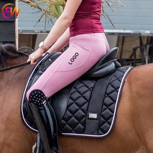 EW Altri Prodotti di Cavalli Chaps Fossetta Del Silicone di Stampa Cavallo Pantaloni Da Equitazione Equestre Calzoni Commercio All'ingrosso Equitazione Collant Collant - Product Image 5
