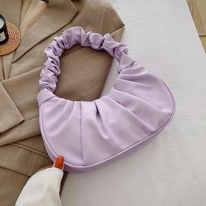 2025 Summer Soft Casual Handbags Fashion Armpit Bags Ladies Shoulder <b>Vintage</b> Bag Female <b>Mini</b> Dumpling Bag for Women - Product Image 6