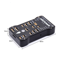 Pengontrol Penerbangan Pixhawk 2.4.8 32-bit ARM Cortex-M4 168MHz 256KB RAM NuttX RTOS 14 PWM UART I2C SPI CAN FPV Drone UAV