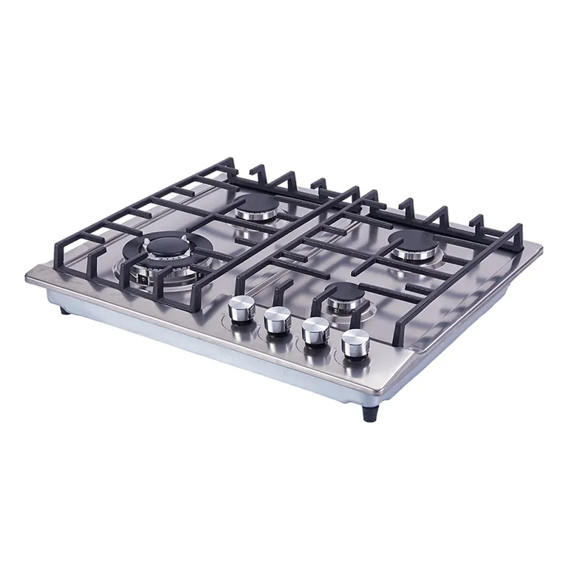 Factory price kitchen cooker gas hob gas stove cooktop stainless steel 90cm 4 burner built in gas hob