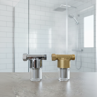 Pré-filtre à eau en acier inoxydable avec entrée/sortie 1/2 BSP pour machine à laver et toilettes domestiques