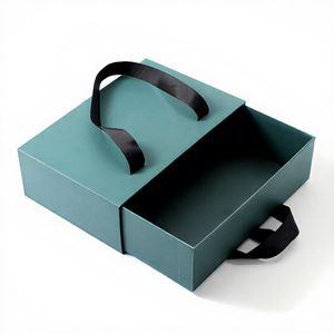 Boîte rigide bleu marine avec logo en estampage à chaud pour emballage de bijoux, montres et lunettes, design gratuit - Product Image 4