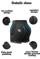Meilleure vente Femme maille rembourré Shapewear Butt Lifter femmes 4 pièces Coussinets rehausseurs Faux cul Faux hanche Butt Lifter Shapers