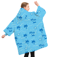 China Fabriek Groothandel Oversized Draagbare Capuchon Sherpa Deken Winter Gigantische Hoodies Deken Sweatshirt Huis Textiel Leverancier