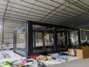 Tente de garage de voiture gonflable populaire couverture de <span class=keywords><strong>bulle</strong></span> de tente d'exposition de voiture pliante pour le stockage de carport - Product Image 2