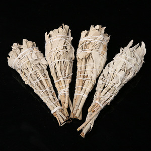 4 pouces 7 pouces 9 pouces <span class=keywords><strong>sauge</strong></span> blanche feuille Pure californie Purification fumée <span class=keywords><strong>sauge</strong></span> blanche parfum - Product Image 1