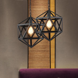 Lámpara colgante de isla de cocina Vintage de estilo americano, marco de Metal de estilo Industrial Retro, lámpara colgante vintage - Product Image 2