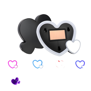 Nueva Luz LED <span class=keywords><strong>Solar</strong></span> de Corazón de Neón Azul para Ventana Trasera de Coche, Decoración <span class=keywords><strong>Interior</strong></span> Brillante, Sin Cableado, Luz de Ambiente, Lámparas Interiores - Product Image 1