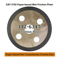 Disco Frizione Bagnato 3126345 Compatibile con Piastra in Acciaio 312-6346 Ricambi per Caricatore CAT