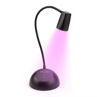 Mini lampe en gel X rechargeable, 18W, à bouts souples, séchage des ongles, flexible, pliable, séchoir à ongles, un doigt, pour salon de coiffure