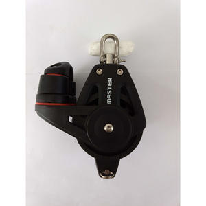 Poulie à anneau rotatif à trois roues Master BP-0613F, diamètre de roue 60 mm, diamètre de ligne 12 mm, quincaillerie marine - Product Image 3