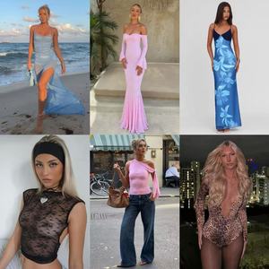 Productos Nuevos de Moda 2025, Venta al por Mayor de Ropa de la Marca Lovito, Vestido Nuevo para Mujer Adulta, Vestidos Casuales, Paquete Surtido <span class=keywords><strong>Premium</strong></span> de Lovito - Product Image 4