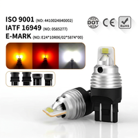 Ampoules LED G-View 3156 3157 BAY15D T20 7440 7443 Blanc Ambre Canbus Sans Erreur Clignotants et Feux Stop Auto 12V-24V