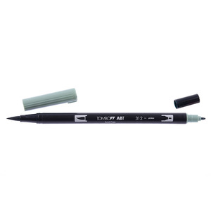 TOMBOW ABT - PENNARELLO DOUBLE BROSSE VERT HOLLY - Product Image 1