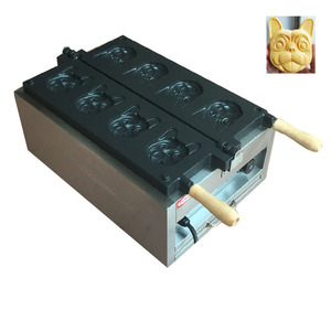 Điện 220V/110V Bulldog <span class=keywords><strong>Waffle</strong></span> <span class=keywords><strong>maker</strong></span> thương mại con chó đầu hình <span class=keywords><strong>Waffle</strong></span> Baker máy mới Khuôn nhân vật hoạt hình <span class=keywords><strong>Waffle</strong></span> <span class=keywords><strong>maker</strong></span> - Product Image 2