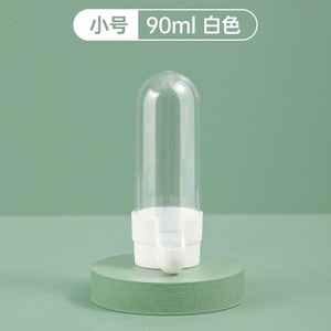 Mangeoire à oiseaux en plastique écologique 90/200ml Distributeur d'eau pour perroquet Bol à nourriture à boire anti-éclaboussures Fournitures pour oiseaux - Product Image 4