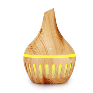 Wood Grain Humidifier USB Rechargeable Home Office Desktop Cool Mist Diffuser 0.5L Capacity - Product Image 3