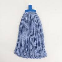 Tête de vadrouille en coton domestique robuste recharge de vadrouille humide remplacement de vadrouille à cordes réutilisable pour cuisine salle de bain