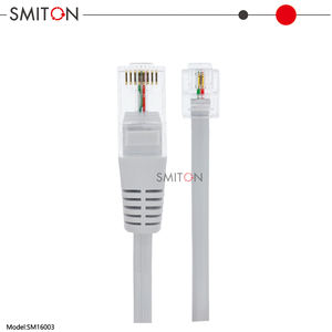Câble <span class=keywords><strong>téléphonique</strong></span> en cuivre <span class=keywords><strong>RJ11</strong></span> 6P2C mâle <span class=keywords><strong>vers</strong></span> <span class=keywords><strong>RJ45</strong></span> 8P2C mâle - Product Image 6