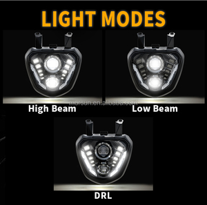 Conjunto de Faros LED para Motocicleta con Certificación E-mark para Yamaha MT <span class=keywords><strong>07</strong></span> <span class=keywords><strong>FZ</strong></span> <span class=keywords><strong>07</strong></span> MT07 MT-<span class=keywords><strong>07</strong></span> <span class=keywords><strong>FZ</strong></span>-<span class=keywords><strong>07</strong></span> <span class=keywords><strong>2014</strong></span> 2015 2016 2017, Luces de Posición de Luz Alta/Baja - Product Image 6