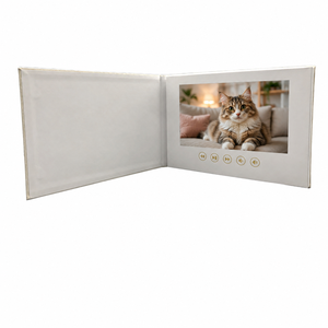 <span class=keywords><strong>Album</strong></span> <span class=keywords><strong>photo</strong></span> numérique design mode avec écran LCD 7 pouces, vidéo musicale, carte de visite, brochure LCD blanche pour <span class=keywords><strong>cadeau</strong></span> de <span class=keywords><strong>mariage</strong></span> - Product Image 1
