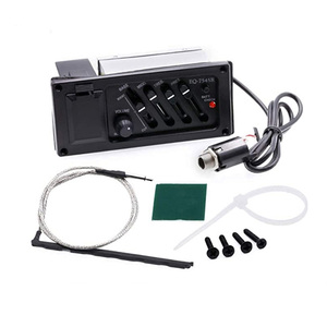 批发EQ 7545R吉他前置放大器拾音器4波段吉他声学Eq，输出6.5毫米 - Product Image 1