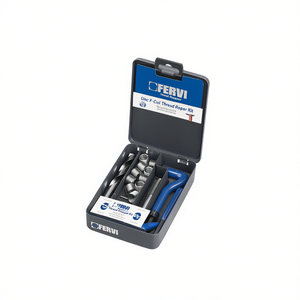 Kit de réparation de filetages Fervi Unc F-Coil, ensemble de 10 pièces pour filetages métalliques et plastiques - Product Image 2