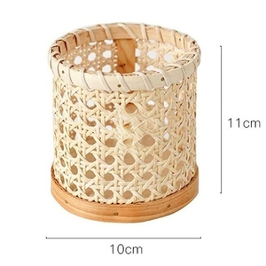 Porte-stylo en bambou fait main, <span class=keywords><strong>rangement</strong></span> pour légumes de <span class=keywords><strong>cuisine</strong></span>, 100% rotin - Product Image 5