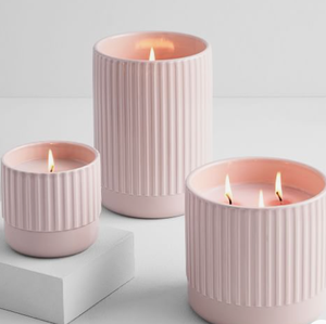 C & H pot de <span class=keywords><strong>ciment</strong></span> en céramique Signature bougie en béton blanc/noir/gris <span class=keywords><strong>ciment</strong></span> brûler bol mèche en bois fissuration bougeoir - Product Image 4