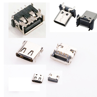 Ip67 Smd 3.1 connecteur de Type C Ip68 3.0 6 broches 6 broches 16 broches type-a Sim Smt Ip Ip65 Ip67 femelle usb-c connecteur Micro Usb étanche