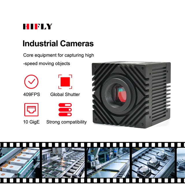 HIFLY IMX421 High Speed 409FPS 10GigE Machine Vision Ai Solution Industrial Camera