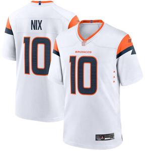 2526 Nouveaux maillots de football américain de la saison, uniformes des Denver Broncos # 2 Patrick # 10 chemises courtes à coutures apparentes Nix, vente en gros Chine - Product Image 6