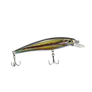 Hunthouse — leurres minnows durs flottants en plastique, feuille holographique ABS, couleur noire, pour la pêche, 100mm, 12g - Product Image 3