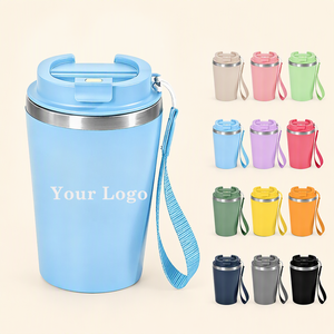 Tazza da Caffè in Acciaio Inox a Doppia Parete da 350ml <span class=keywords><strong>con</strong></span> Cordino, Personalizzabile <span class=keywords><strong>con</strong></span> Logo e <span class=keywords><strong>Nome</strong></span> Aziendale per Farmacie, Regalo Aziendale all'Ingrosso - Product Image 1