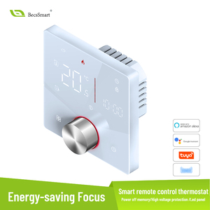 Contrôleur de température intelligent Wifi Tuya, 220V, programmable, pour chaudière à <span class=keywords><strong>gaz</strong></span> et eau chaude, écran tactile, compatible Alexa - Product Image 4