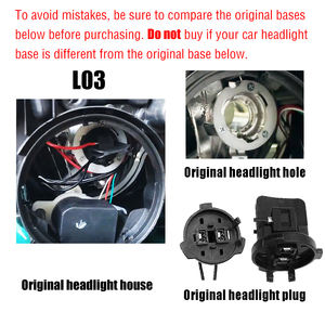 2021 nouveaux Accessoires Légers De Voiture A MENÉ L'<span class=keywords><strong>ampoule</strong></span> De Phare <span class=keywords><strong>H7</strong></span> avec Adaptateur pour <span class=keywords><strong>Polo</strong></span> Touran Octavia - Product Image 3