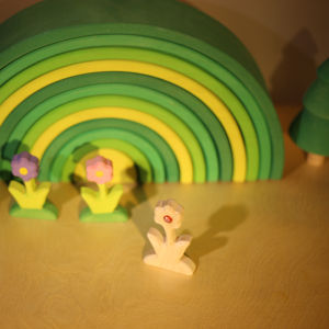 Blocs de construction Montessori sensoriels arc-en-ciel en bois à extrémité ouverte empilables solides <span class=keywords><strong>Grimms</strong></span> ensembles de blocs de construction éducatifs en bois - Product Image 6