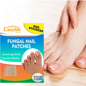 14 paires de patchs de traitement des ongles autocollants de correction des ongles incarnés soin des ongles paronychia <span class=keywords><strong>patch</strong></span> de réparation anti-infection - Product Image 5