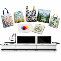 Imprimante UV jet d'encre pour sacs non tissés, vêtements, industrie du commerce de détail, tissus, couleurs vives, haute vitesse, certifiée CE ISO, fournisseur exportateur