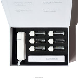 موزع عطر السيارة العصري بزجاجة زجاجية 6*5 مل وزيت عطري وغطاء لولبي أسود وأبيض ومنقي هواء بتصميم أنيق - Product Image 3